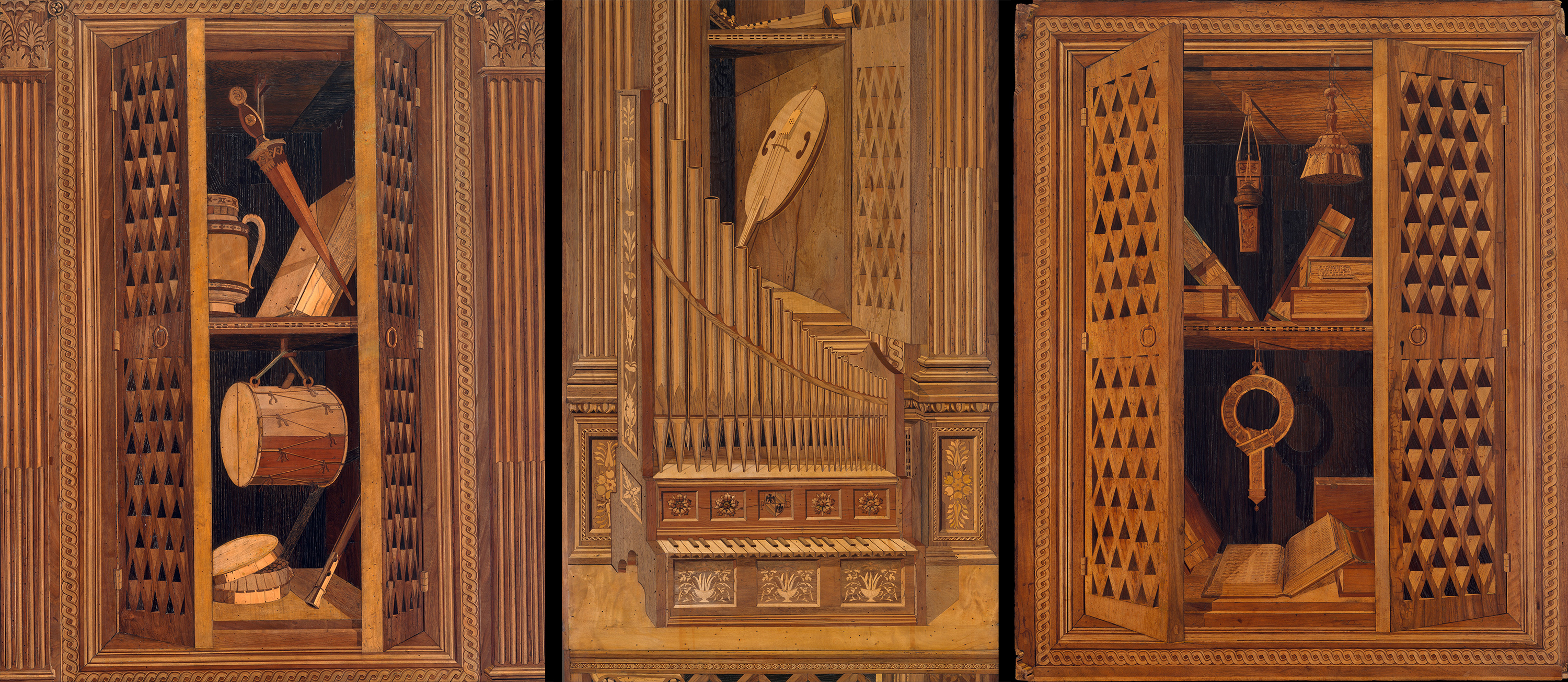 Studiolo details The Met