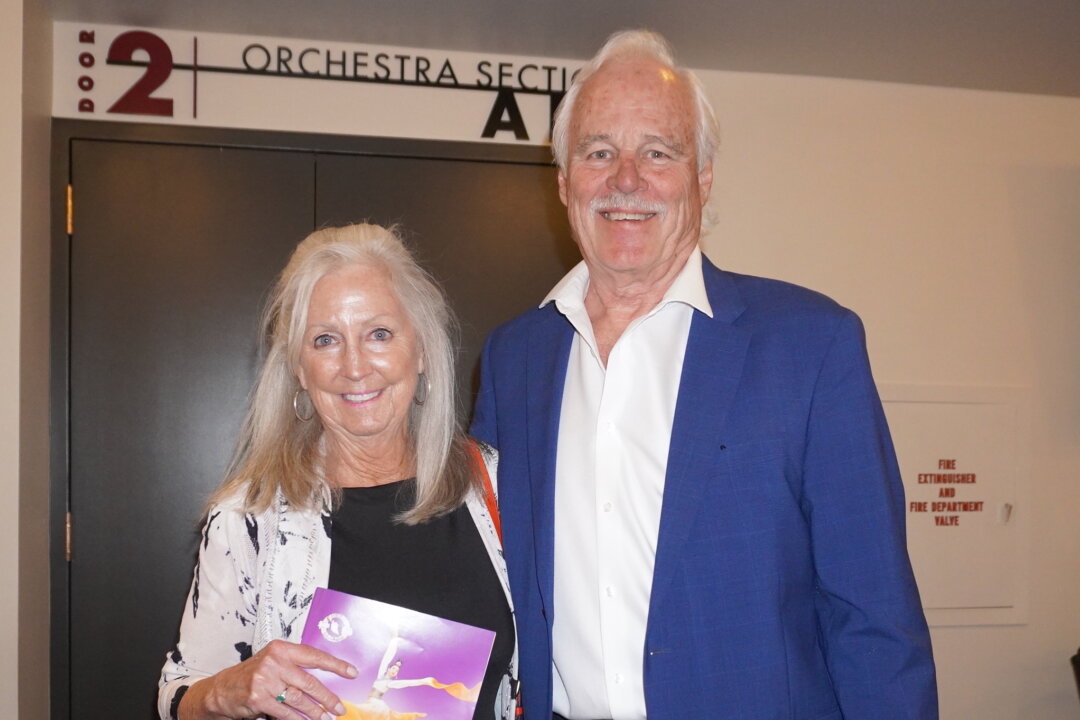 Regan and Rick Powell enjoyed Shen Yun's matinee at the Buell Theatre on April 8. (Sherry Dong/The Epoch Times)