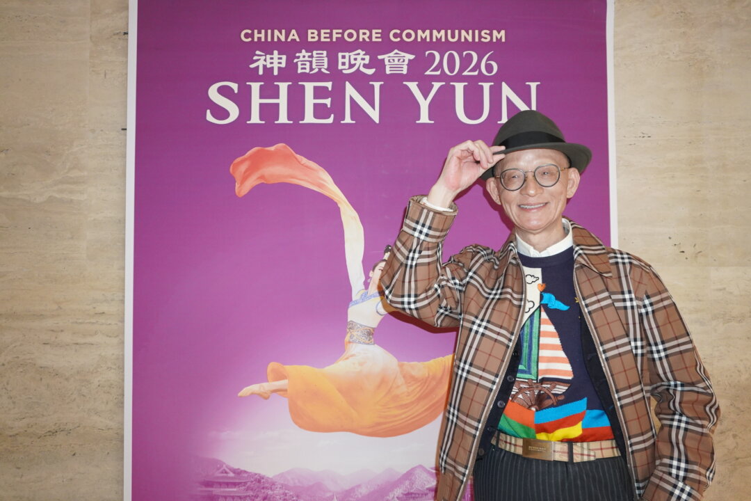 Lu Dong attends Shen Yun Performing Arts at the Lincoln Center in New York City on April 12, 2026. (Sally Sun/The Epoch Times)