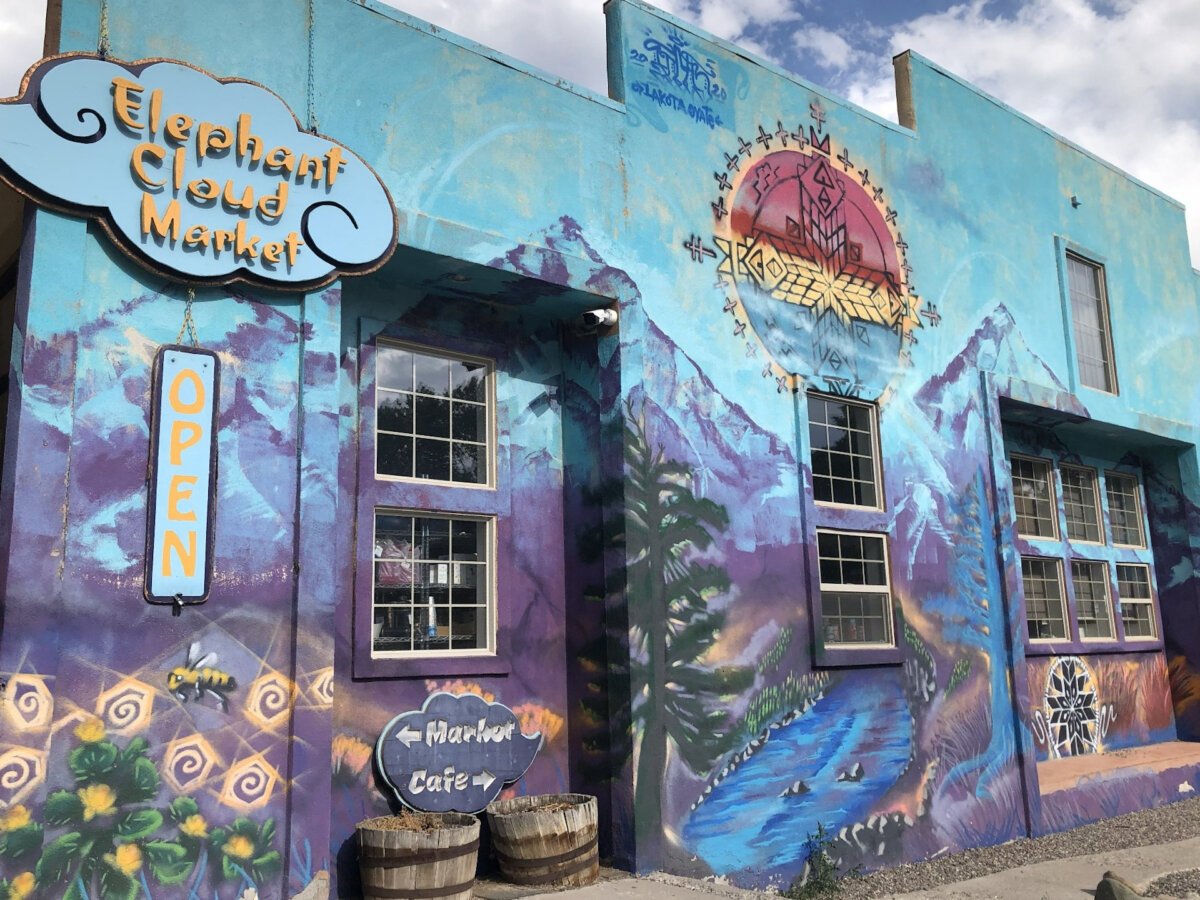 The Elephant Cloud Market is one of only two places to buy groceries in Crestone, Colo. (Cheryl Thiede)