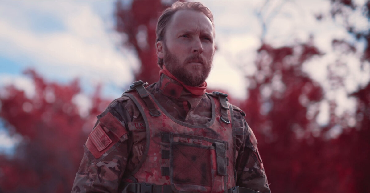 Alexander Slinger (Joshua Close) struggles with military-based PTSD, in "American Solitaire." (Executive Productions)