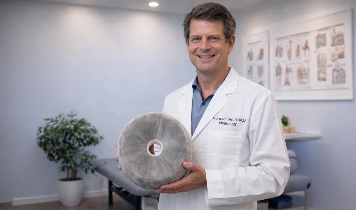 KnēNest – a doctor-designed new knee pillow that provides precise support while you sleep, helping to prevent and reverse the damage caused by side sleeping. (Source: KneNest)