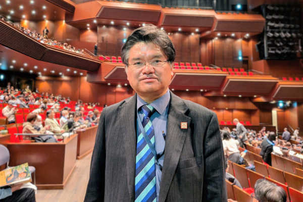 Satoru Nakamura attended Shen Yun at the J:COM Hall Hachioji, in Japan, on April 15, 2026. (Niu Bin/The Epoch Times)