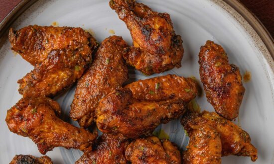 Saucy Adobo Wings with Herby Buttermilk Dressing