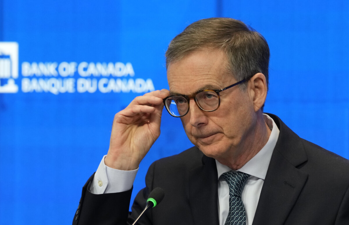 Bank of Canada Governor Tiff Macklem is seen during a news conference in Ottawa, on March 18, 2026. (The Canadian Press/Adrian Wyld)