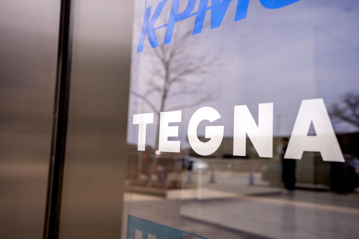 The Tegna Inc. headquarters in Mclean, Va. (Andrew Harnik/Getty Images)
