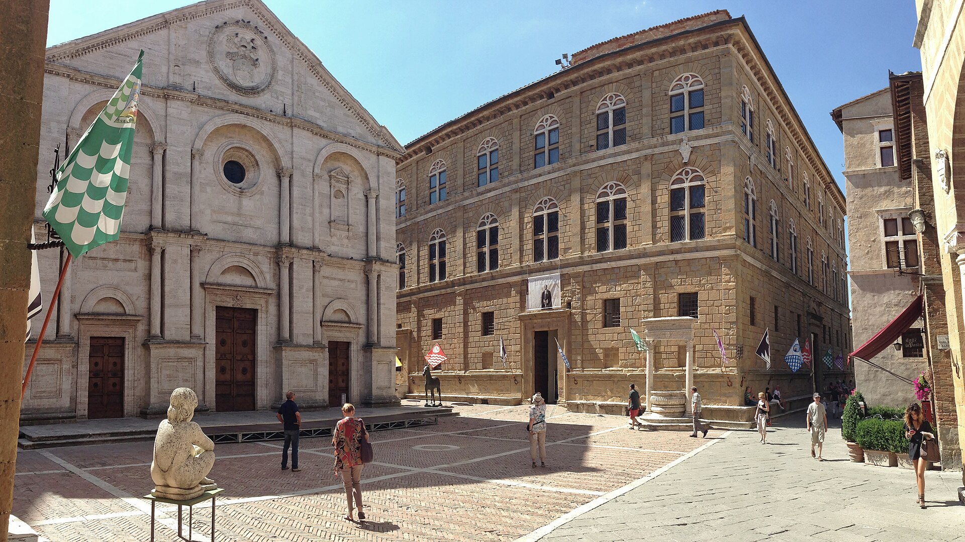 Pienza piazza pio ii 