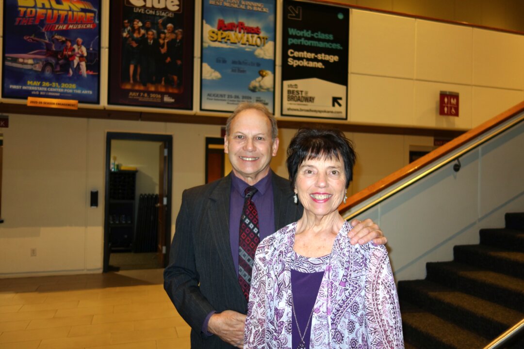 Jim and Deborah Pendleton saw Shen Yun at the First Interstate Center for the Arts on April 15, 2026. (Frank Zhang/The Epoch Times)