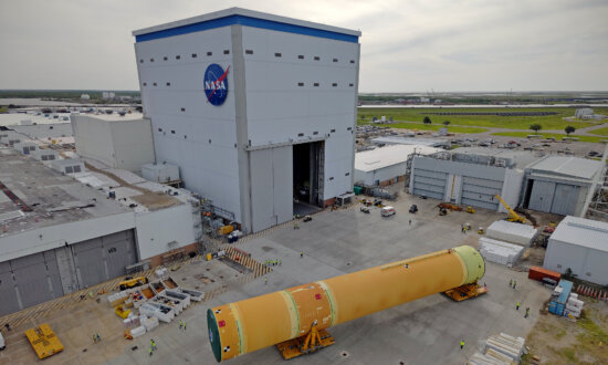 NASA Rolls Out Key Section of Artemis III Rocket