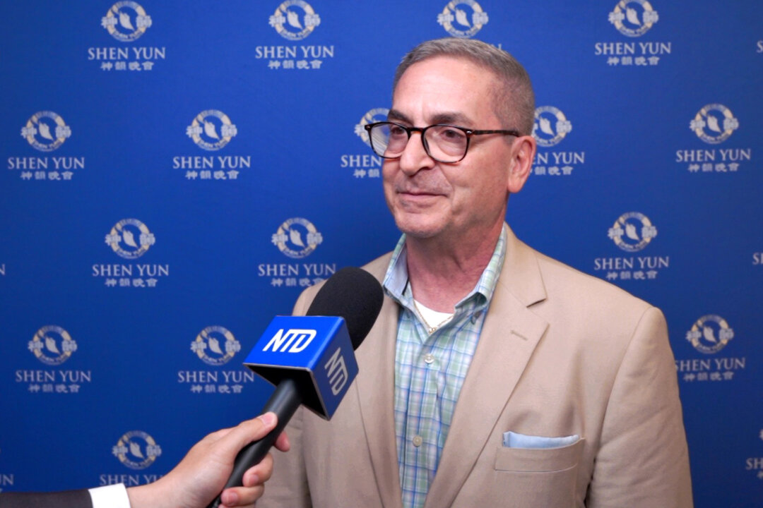 Vincent Bocina attends Shen Yun Performing Arts at the Miller Theater in Philadelphia, Pa., on April 19, 2026. (NTD)