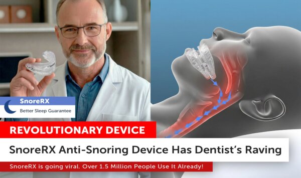 SnoreRX is a new doctor-recommended and FDA-cleared device is now helping millions of people stop snoring instantly.
