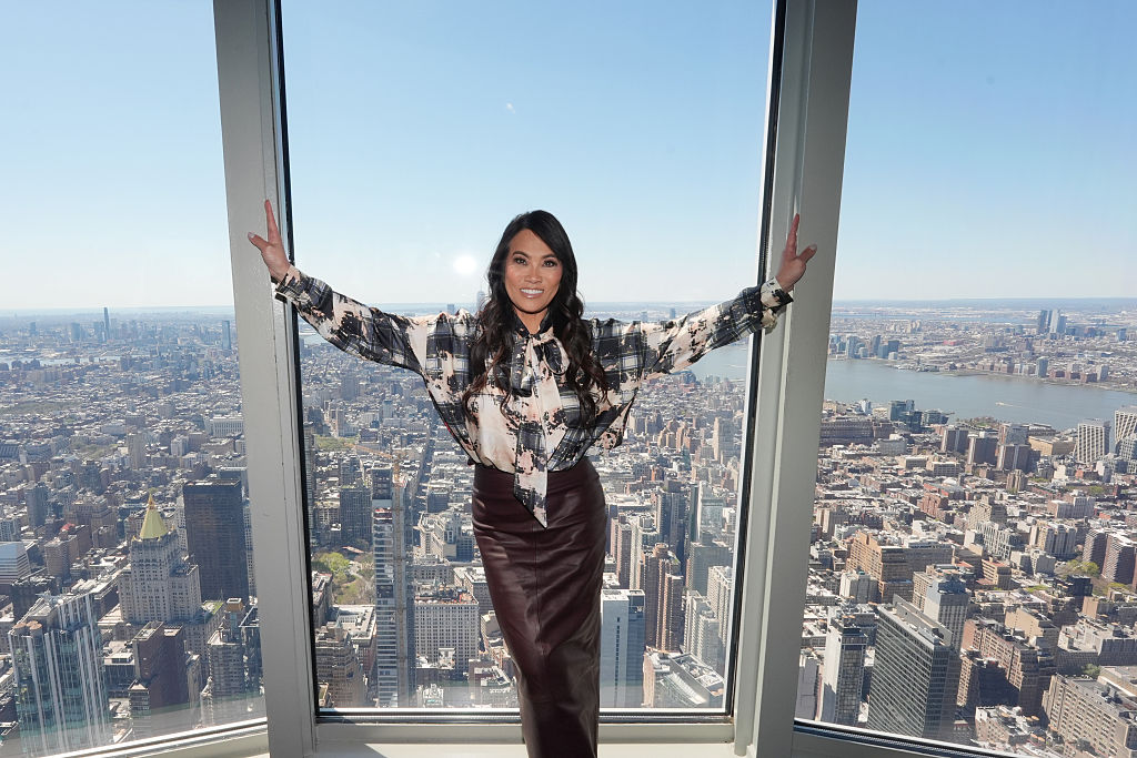 Dr. Sandra Lee visits the Empire State Building on April 17, 2025 in New York City. (John Nacion/Getty Images for Empire State Realty Trust)