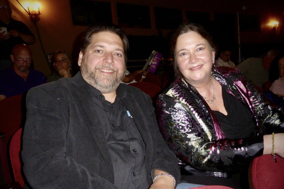 Joe and Patrice D'Angelo attend Shen Yun Performing Arts at the State Theatre in New Jersey on April 24, 2026. (Frank Liang/The Epoch Times)