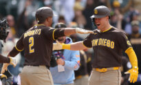 Padres Power Taking Hold in NL West, Shrinking Dodgers Division Lead