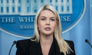 Leavitt Holds First Press Briefing After Birth of Her 2nd Child
