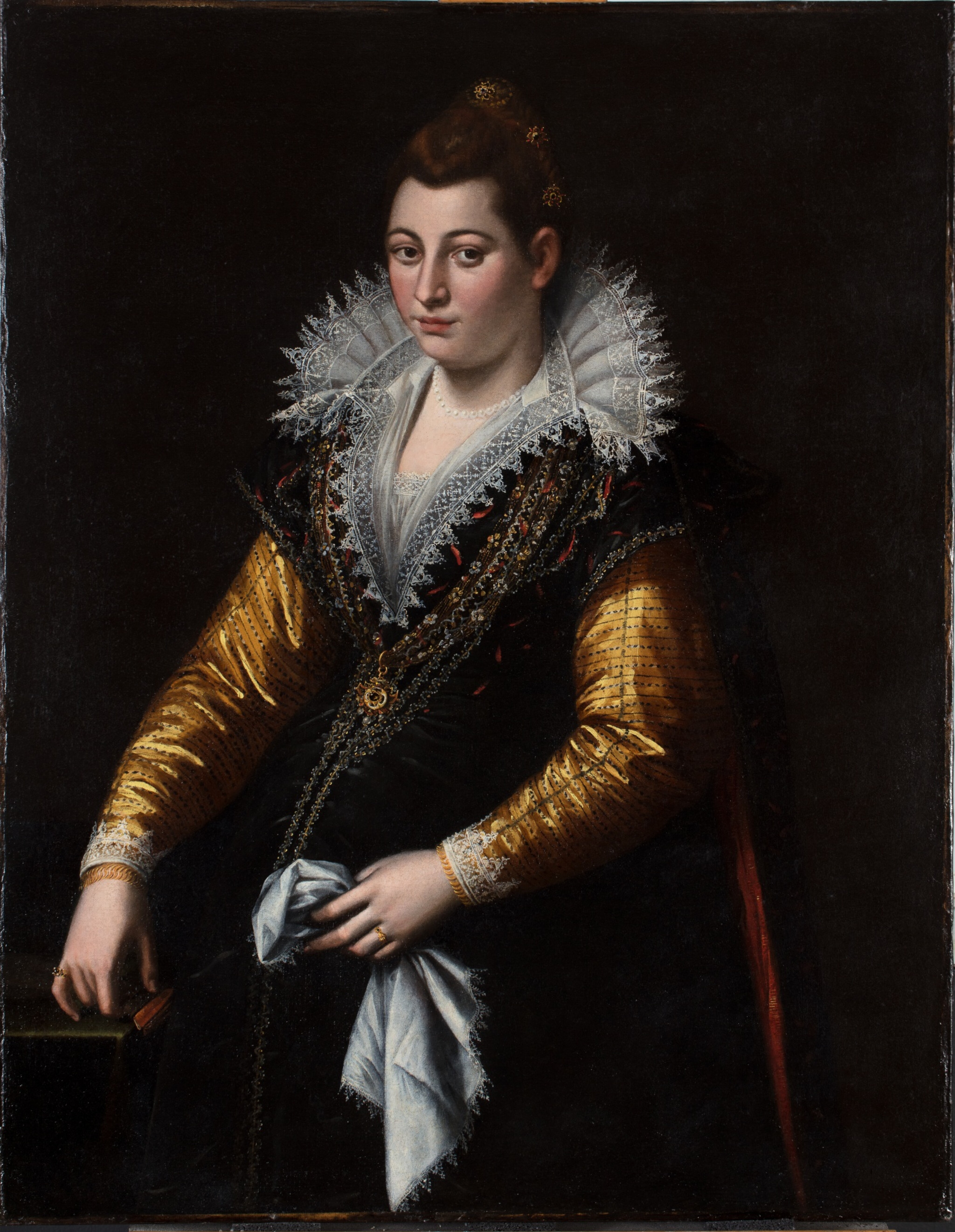 Portrait of a Pregnant Woman, Possibly a Self-Portrait