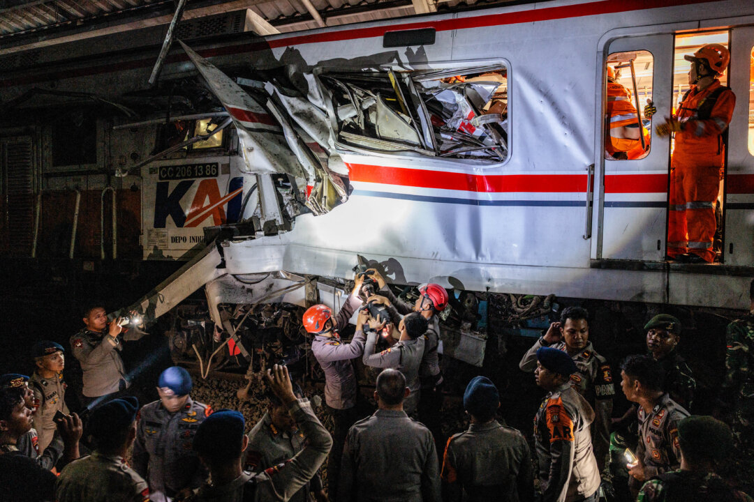 Cover image for Day in Photos: Train Collision, Pesticides Protest, and Swans Chase