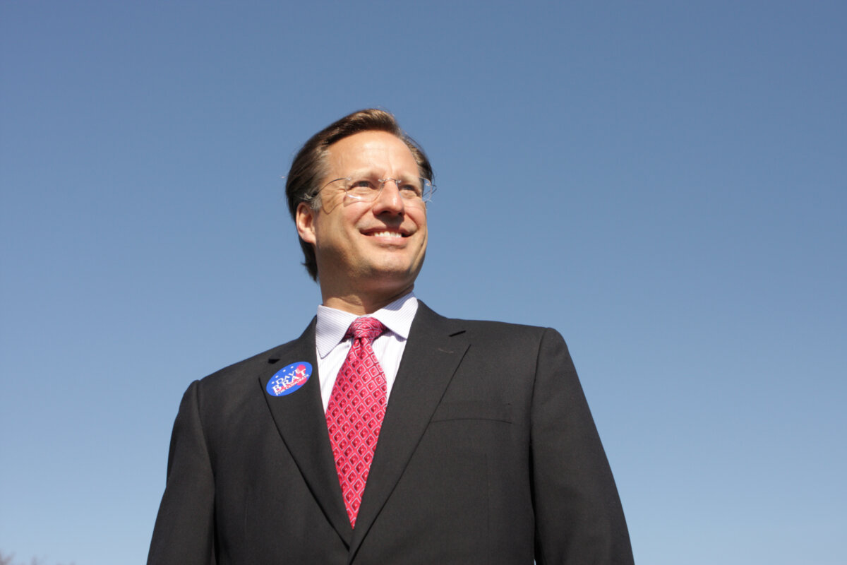 Former Republican congressman David Brat David Brat poses for a photograph in Glen Allen, Virginia, on April 26, 2014. (Jay Paul/Getty Images)