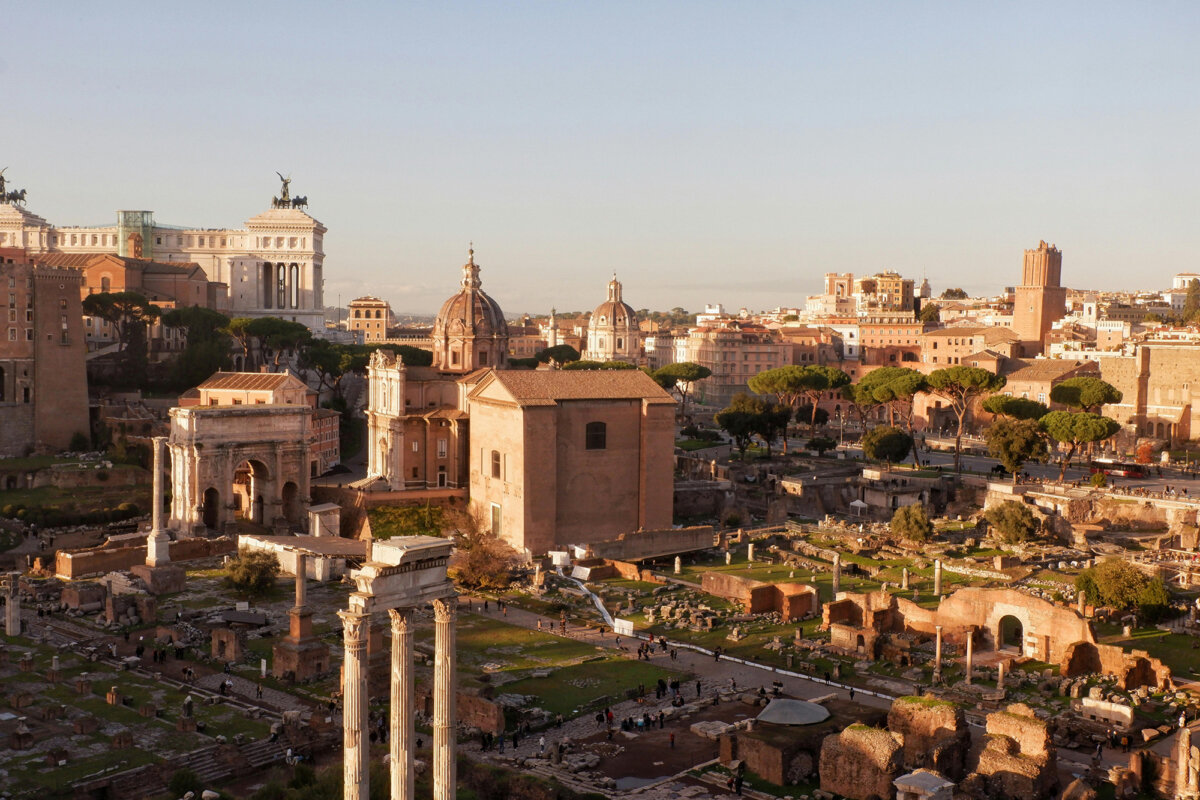 The Roman Forum was the political, commercial, and social center of ancient Rome, containing the ruins of temples, basilicas, and government buildings dating back more than 2,000 years. (Ana Theresa Valles/Pexels)