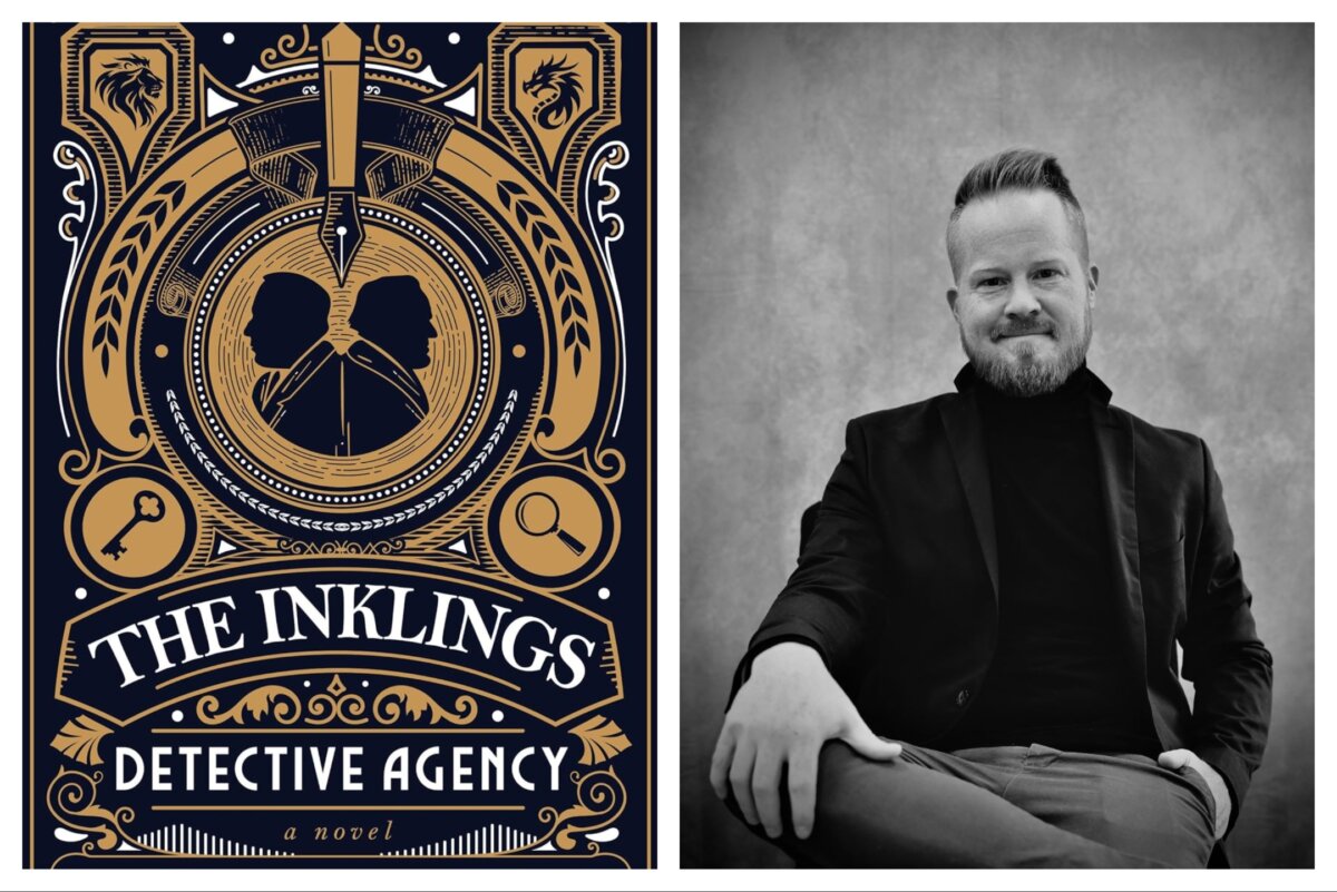 Author John R. Kelly presents famous writers as detectives in "The Inklings Detective Agency." (Arielle Gedeon)