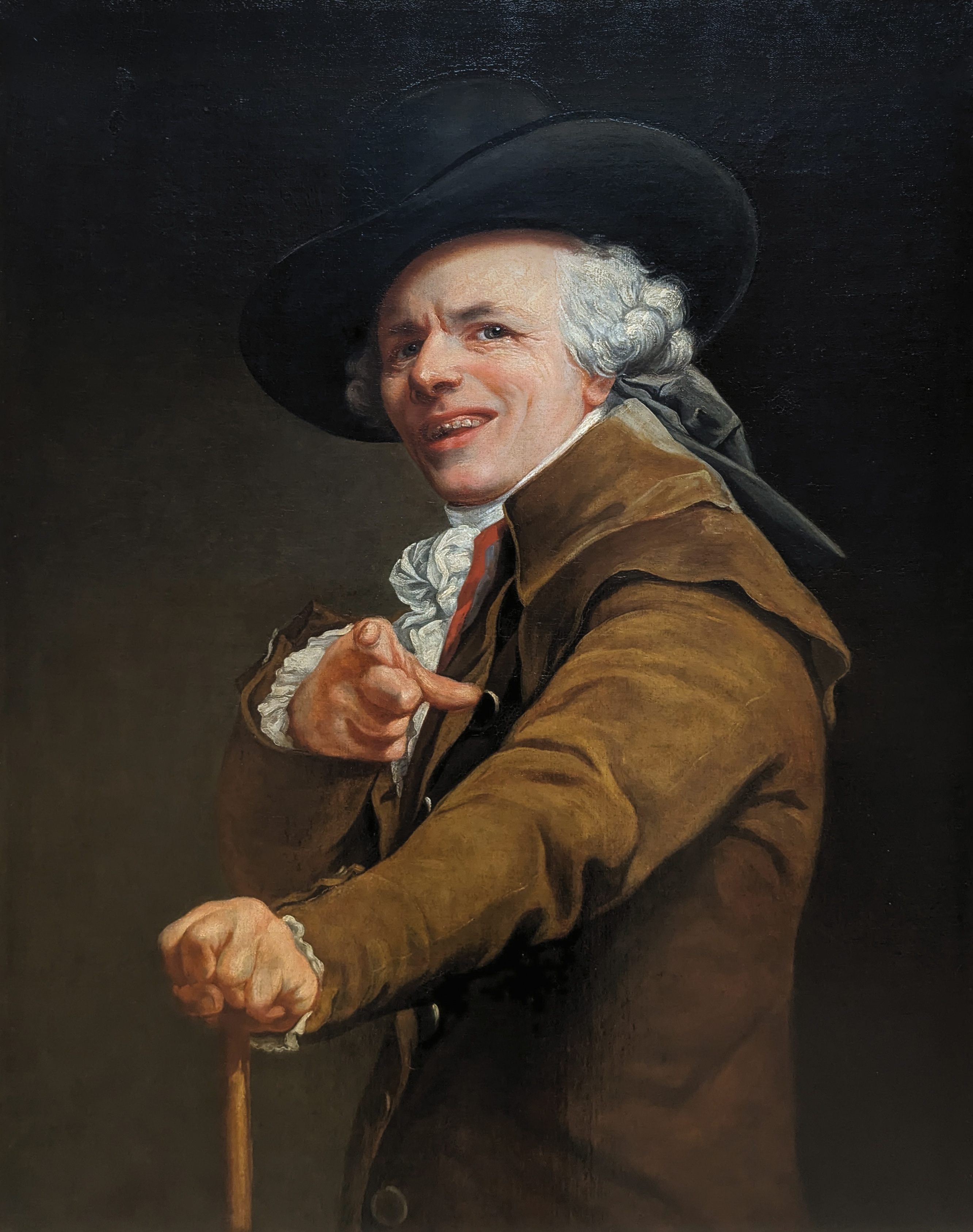 Self-Portrait in a Mocking Pose