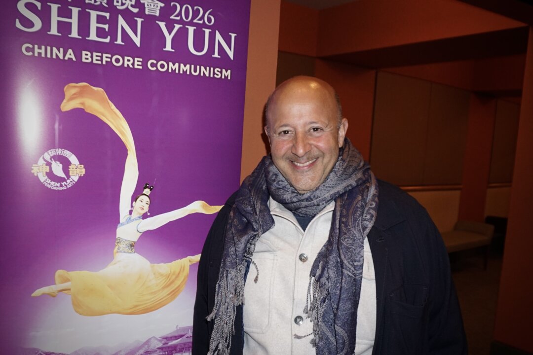 Award-winning film producer Raphael Avigdor attends Shen Yun Performing Arts at the New Jersey Performing Arts Center in Newark, N.J., on May 2, 2026. (Weiyong Zhu/The Epoch Times)