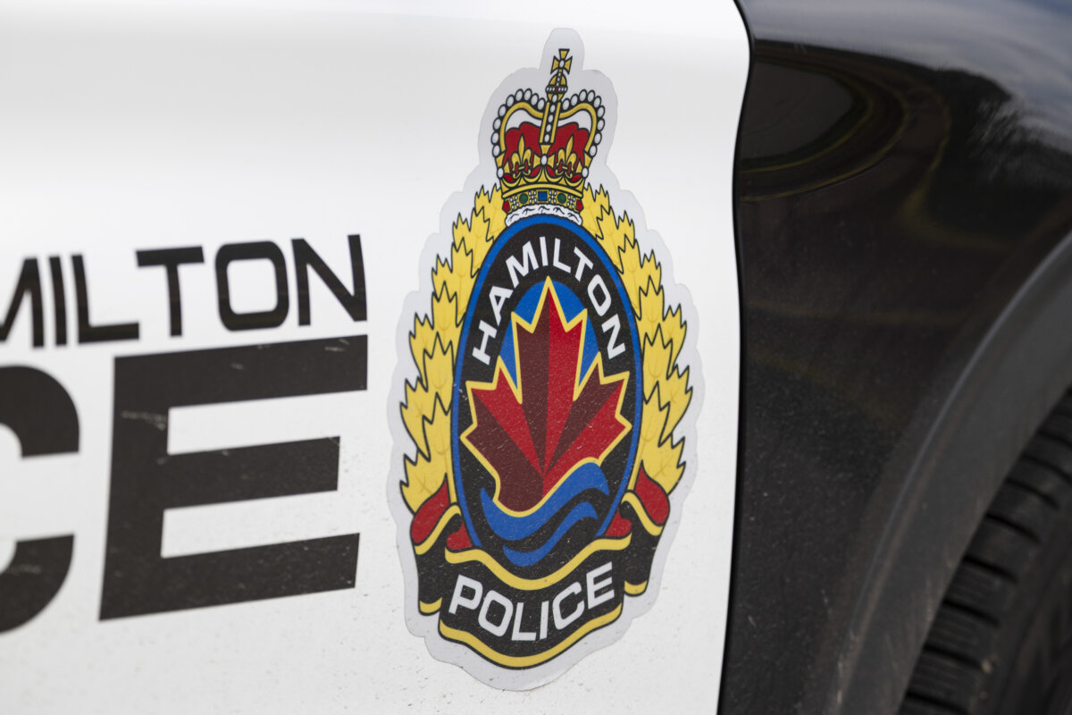 A Hamilton Police vehicle is seen in Hamilton, Ont., May 2, 2025. (The Canadian Press/Nick Iwanyshyn)
