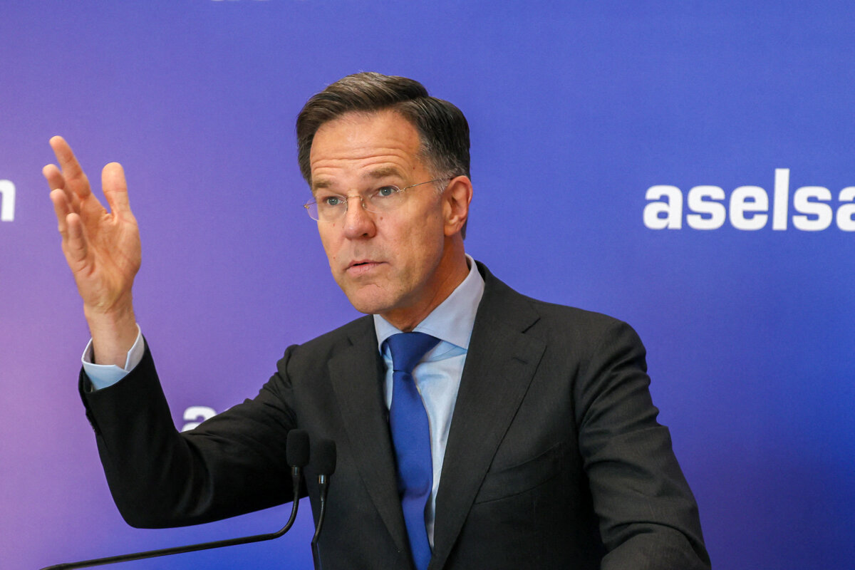 NATO Secretary-General Mark Rutte in Ankara, Turkey, on April 22, 2026. (Adem Altan/AFP via Getty Images)