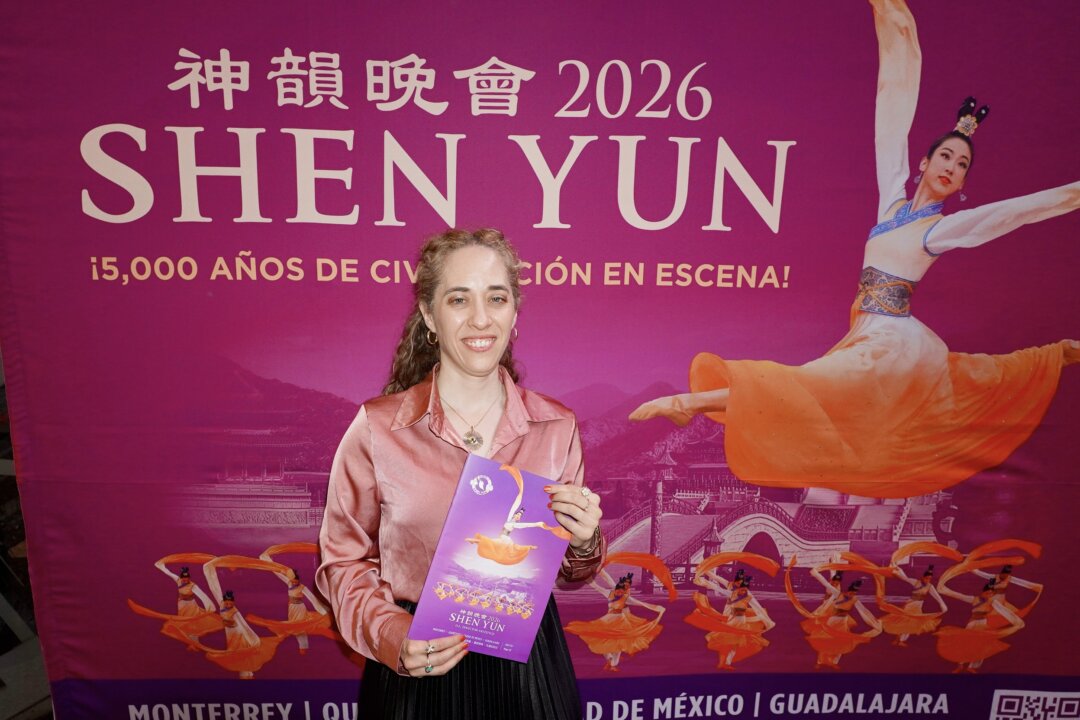 Andrea Carballido attends Shen Yun at the Auditorio Nacional in Mexico City on May 3, 2026. (Lily Yu/The Epoch Times)
