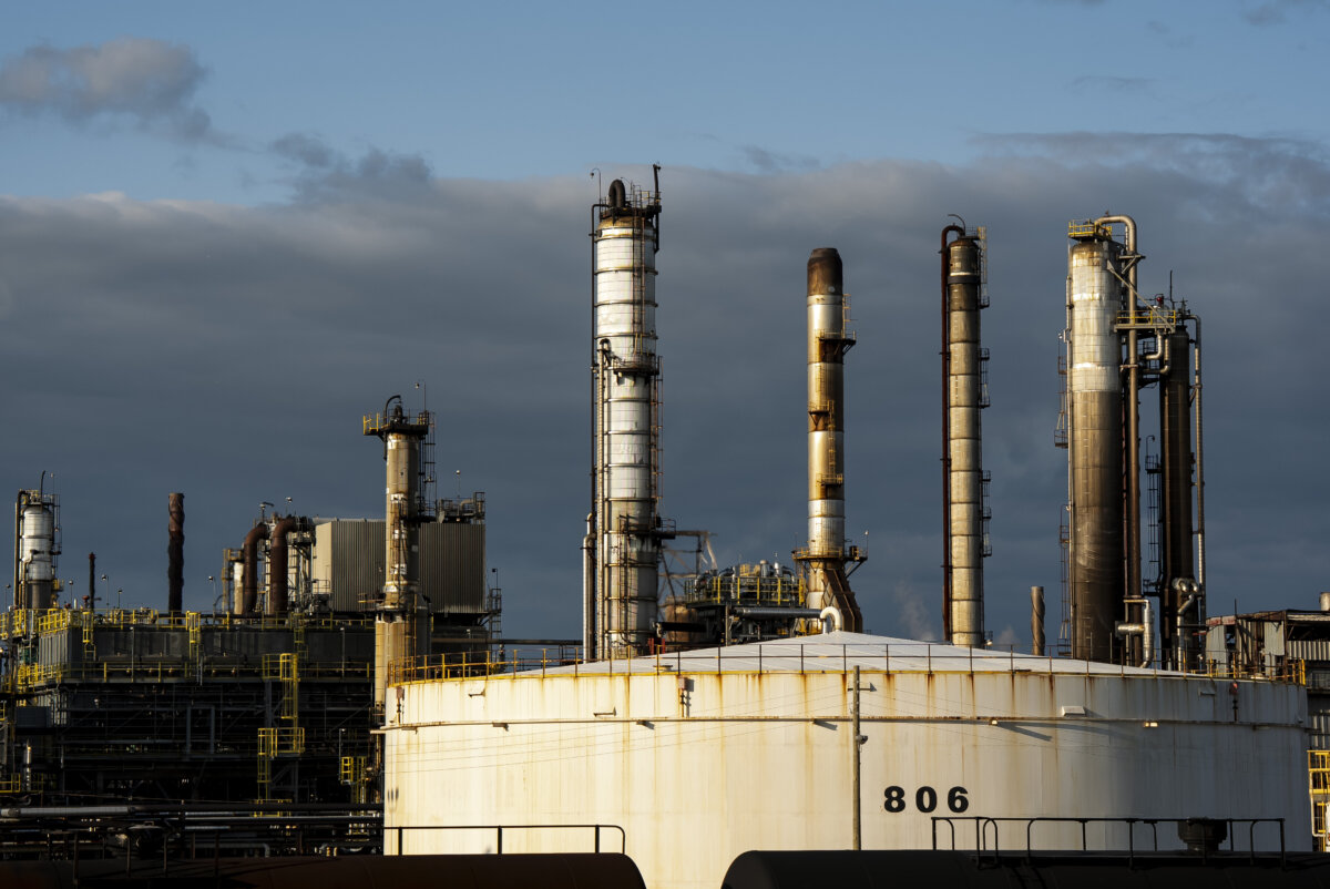 The Suncor Energy refinery in Montreal, is photographed on June 20, 2025. (The Canadian Press/Christopher Katsarov)