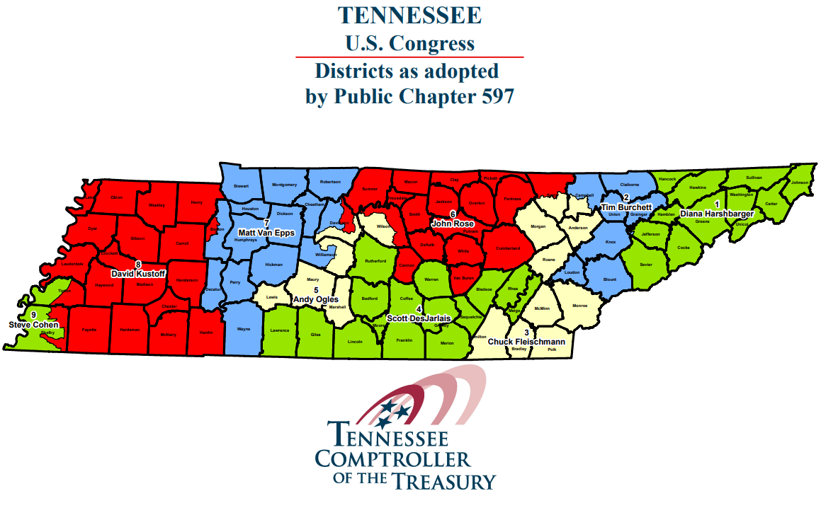 Tennessee Old Map As Of May 6, 2026