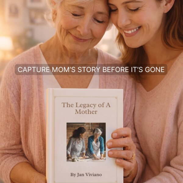 Memorygram, a guided storytelling service that preserves family memories through weekly phone conversations that get compiled into professionally printed hardcover books. No typing. No apps. No technical skills required.