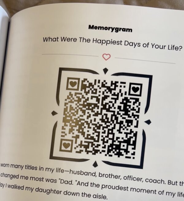 Memorygram, a guided storytelling service that preserves family memories through weekly phone conversations that get compiled into professionally printed hardcover books. No typing. No apps. No technical skills required.