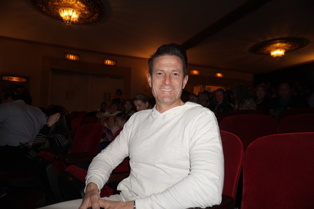 Stanislas Pique attends Shen Yun Performing Arts at the Palace Theatre in Stamford, Conn., on May 10, 2026. (Sherry Dong/The Epoch Times)