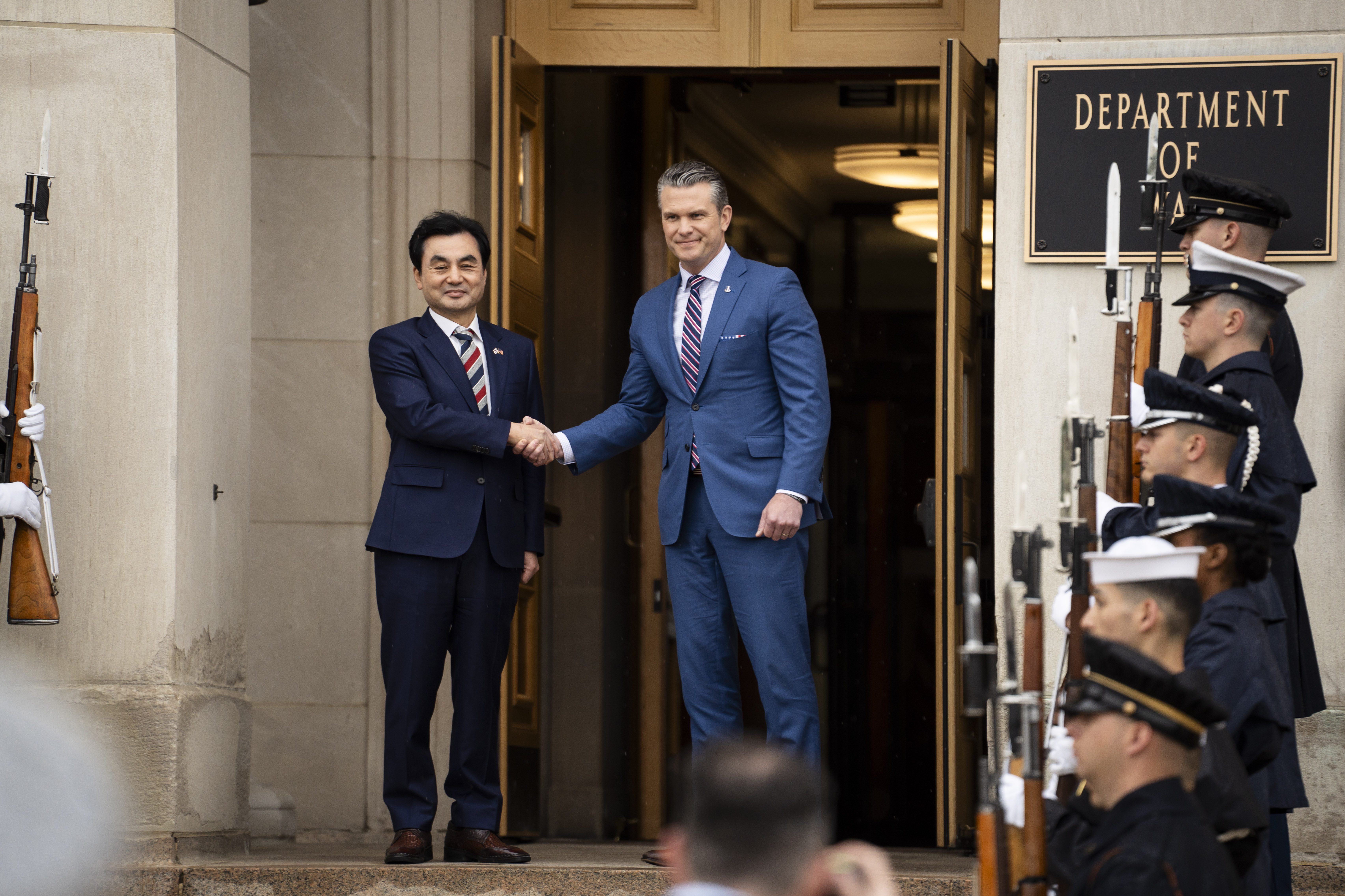 DOW, DOD, Pete Hegseth, South Korean Minister of National Defense Ahn Gyu-Back