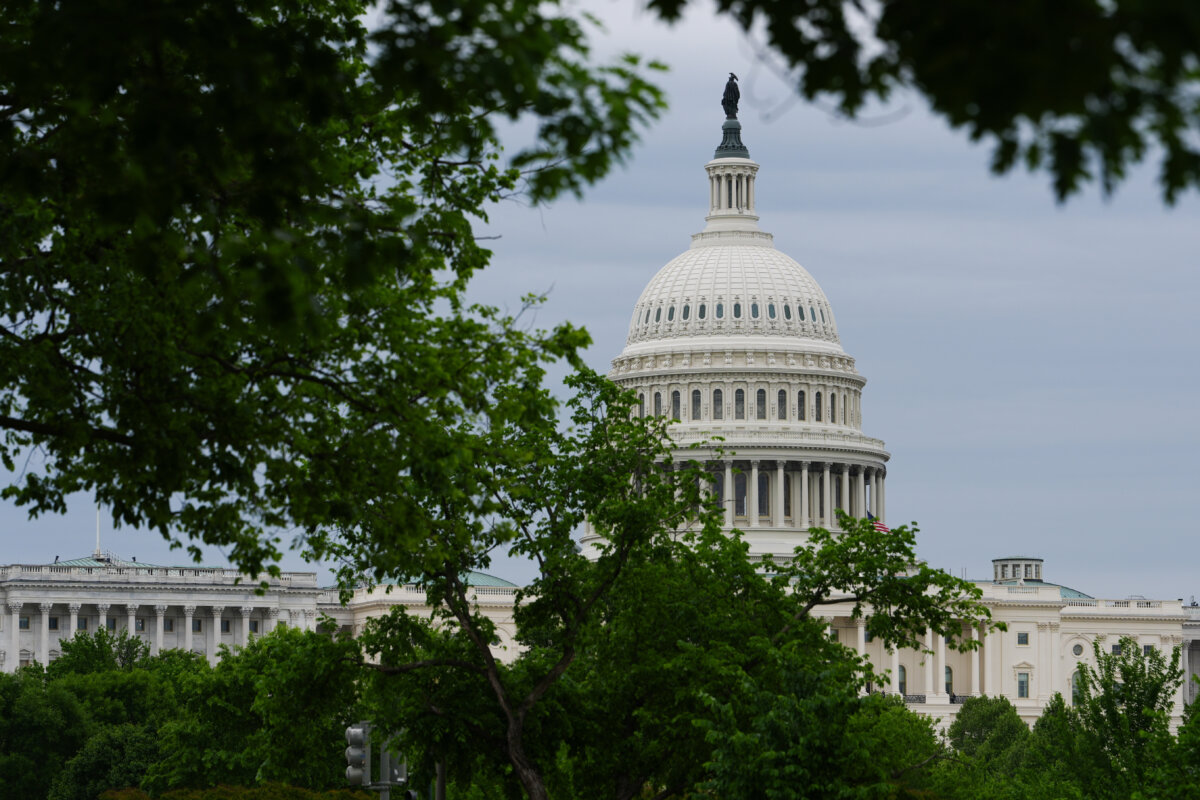 The U.S. Capitol is seen on May 7, 2026, in Washington. (AP Photo/Julia Demaree Nikhinson)