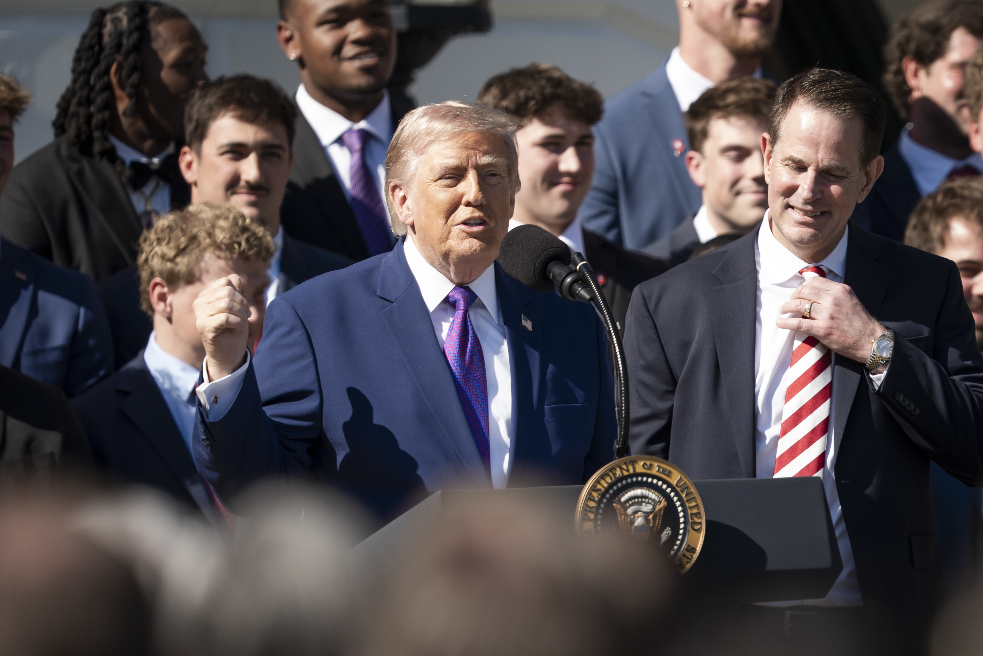 trump, POTUS, Football National Champions for Indiana University Hoosiers