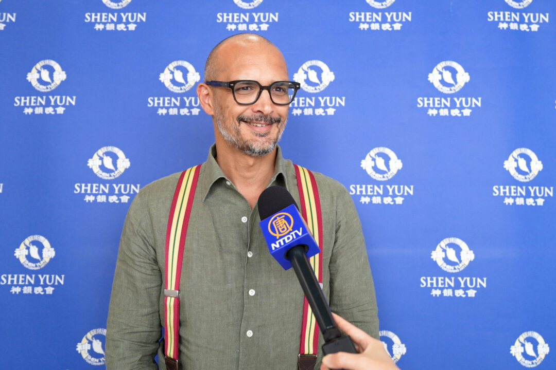Bruno Zerini attends the sold-out Shen Yun performance at Palais des Congrès in Paris on the afternoon of May 9, 2026. (NTD)