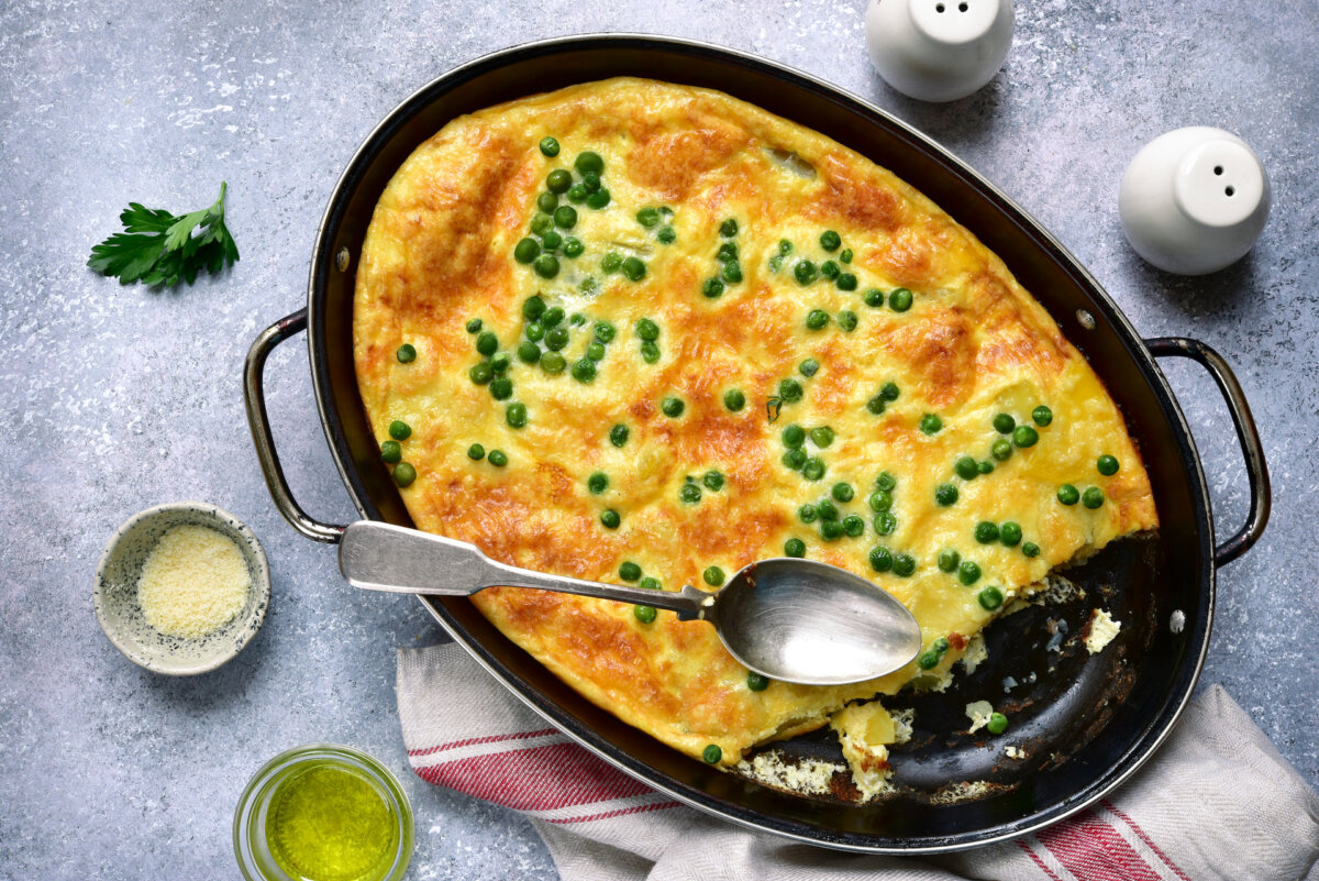 The family's hungry, the fridge offers little more than eggs and leftovers, and you're fresh out of answers for the question everyone's asking: What's for dinner? The solution may be found in a single word: frittata. (Liliya Kandrashevich/Shutterstock)