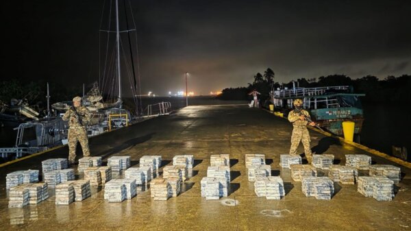 Nearly 2,500 Pounds of Cocaine, 105 Pounds of Marijuana Seized