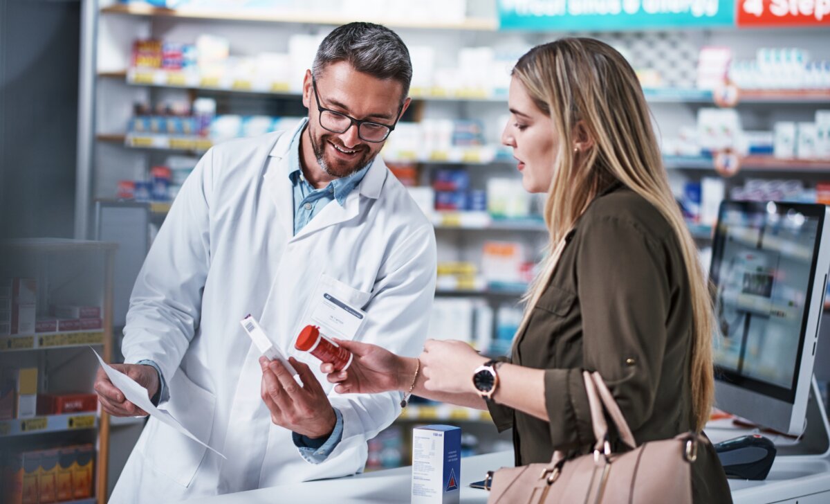 Simple ways to reduce prescription drug costs, include asking about alternatives and discount programs. (PeopleImages/Shutterstock)