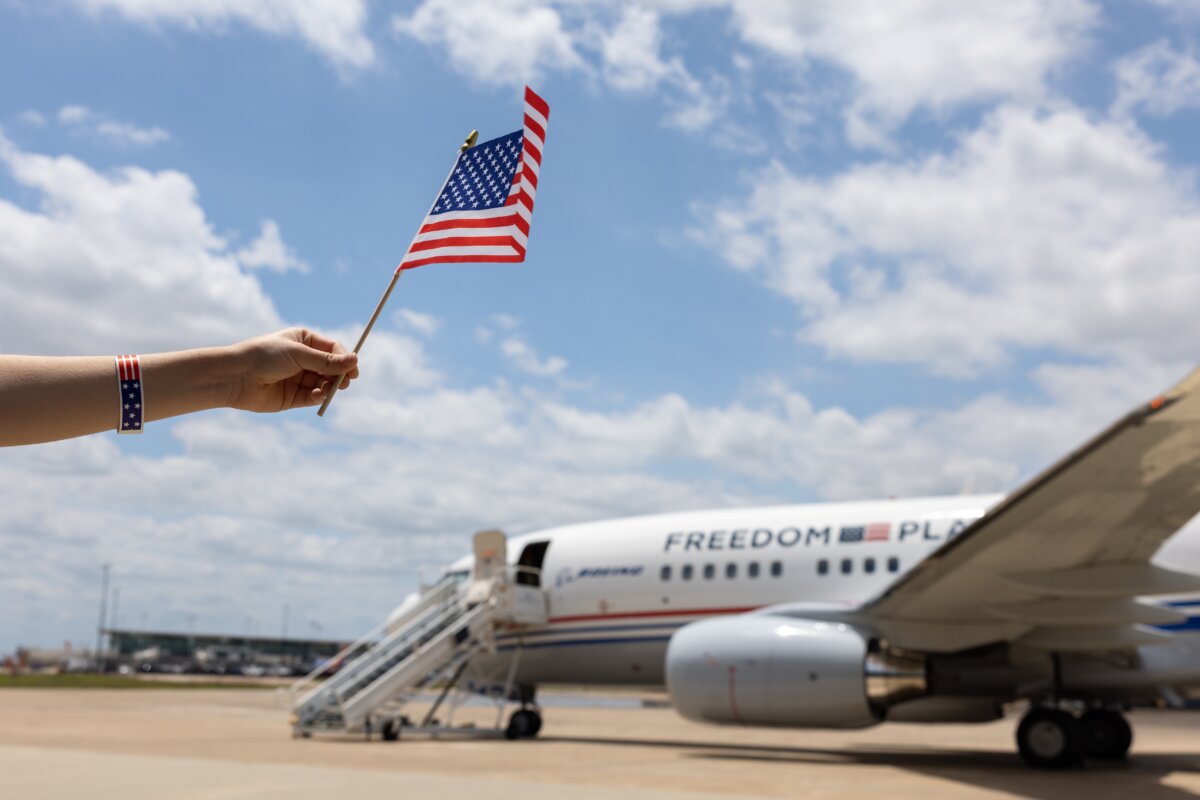 The "Freedom Plane National Tour: Documents That Forged a Nation" is a 2026 National Archives initiative celebrating America's 250th anniversary. (Mike Rathke)