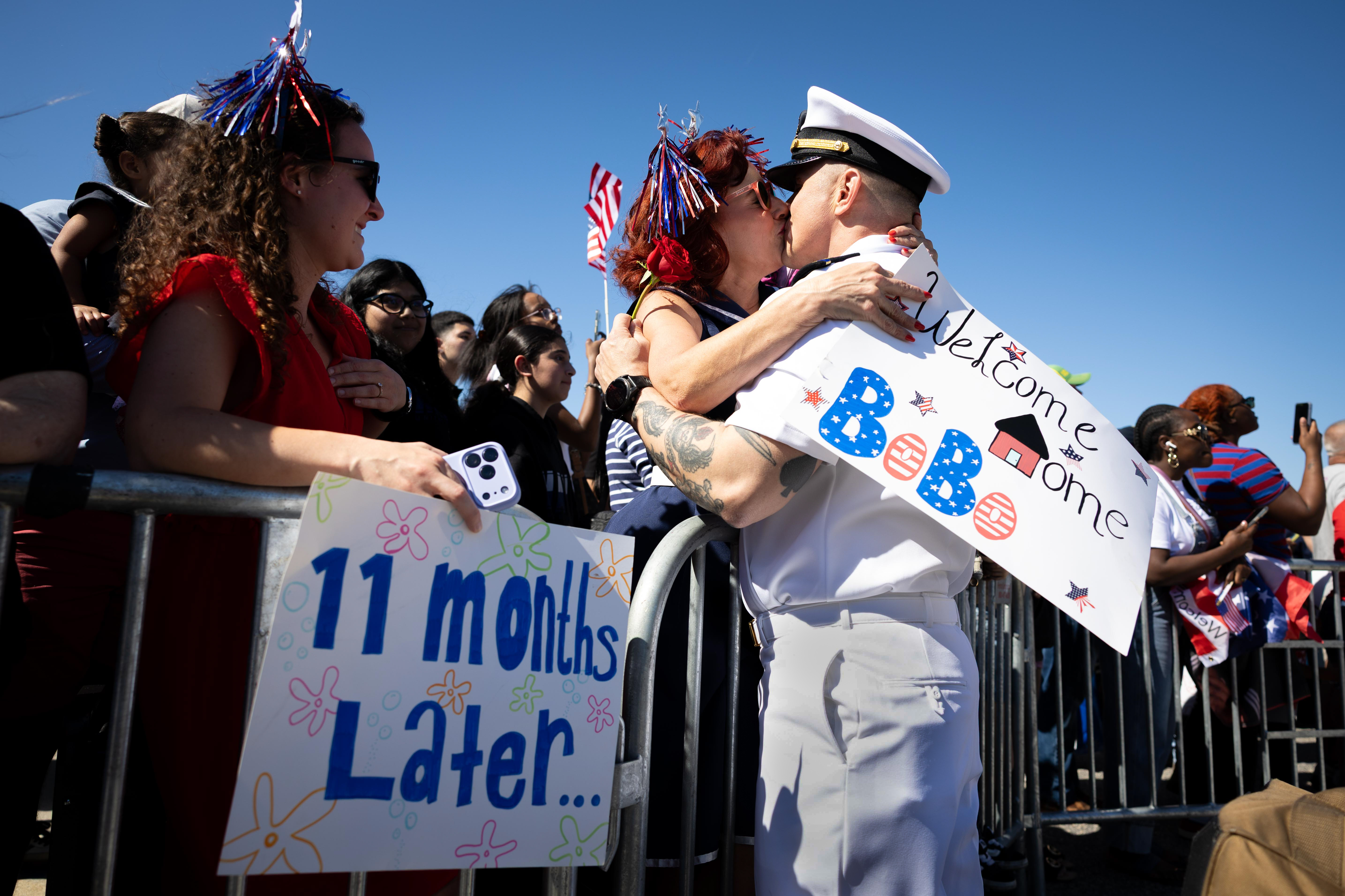 America in Photos: USS Gerald R. Ford Returns, National Police Week, and Rededicate 250