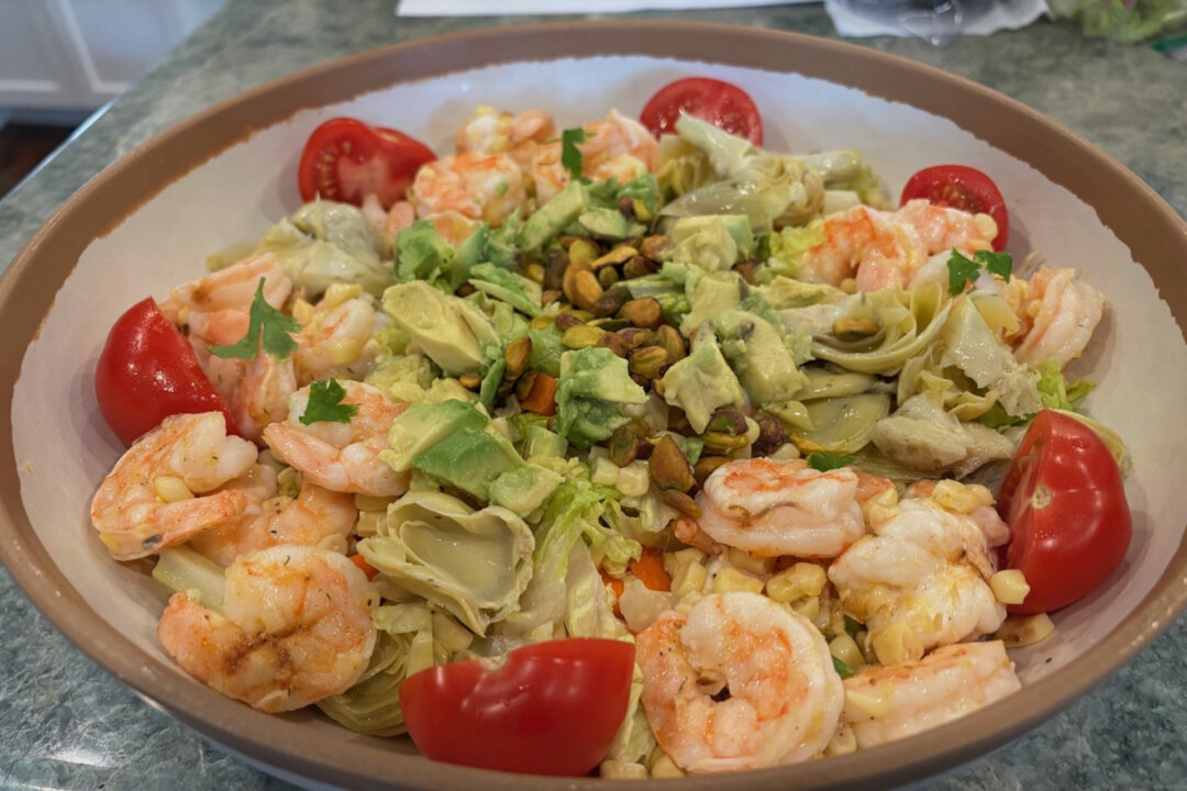 Roasted Shrimp and Corn Salad, a Colorful Prelude to Summer