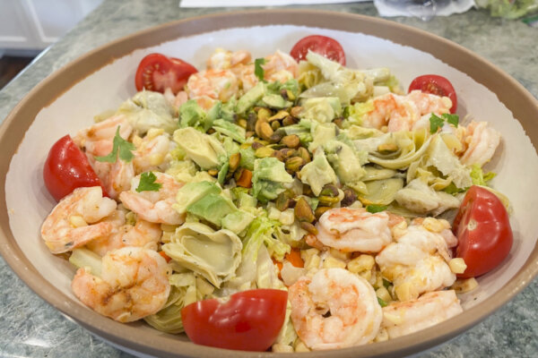 Roasted Shrimp and Corn Salad, a Colorful Prelude to Summer