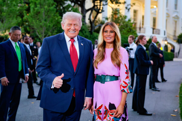 President, First Lady Attend Freedom 250 Grand Prix in Washington