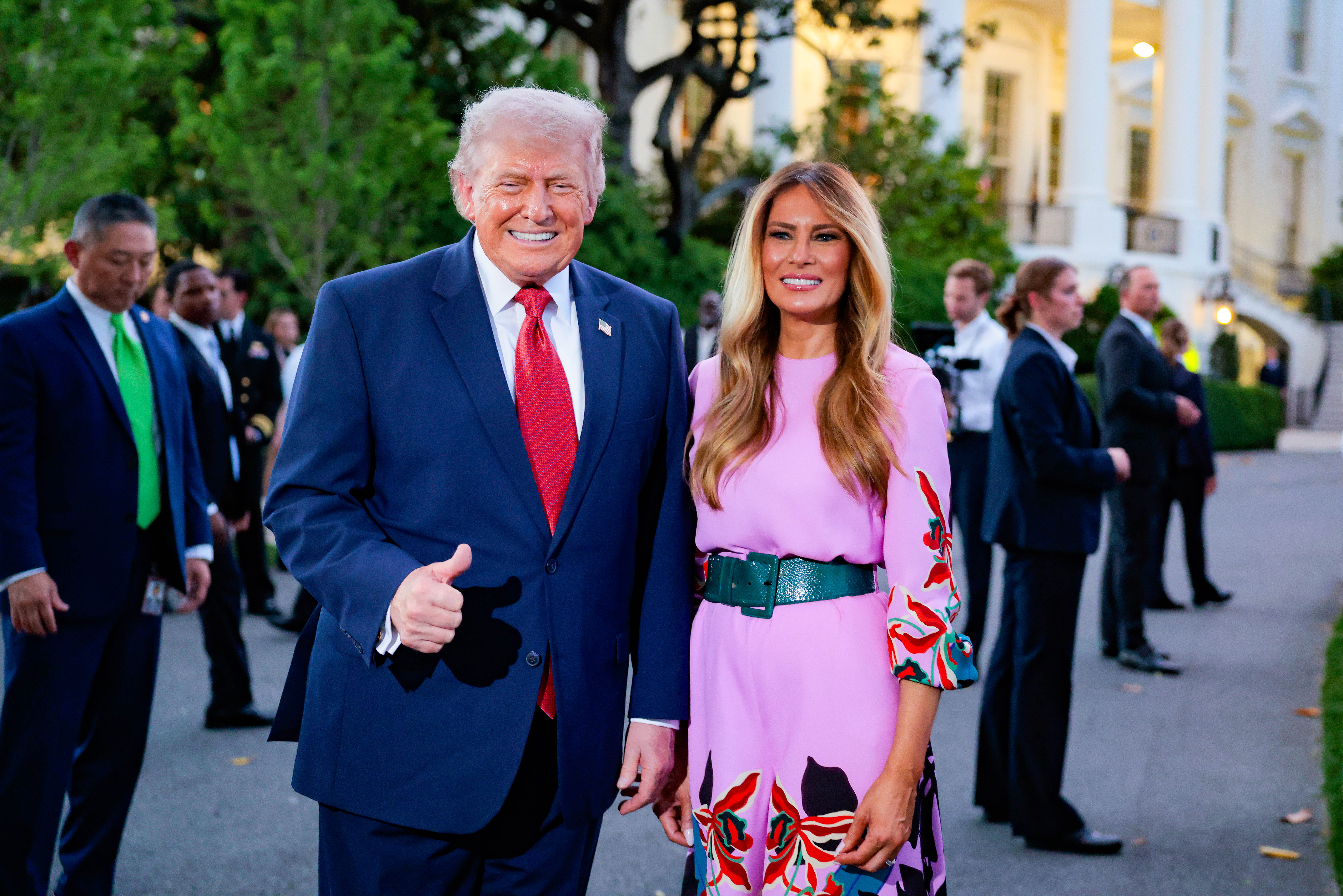 LIVE NOW: President, First Lady Attend Freedom 250 Grand Prix in Washington