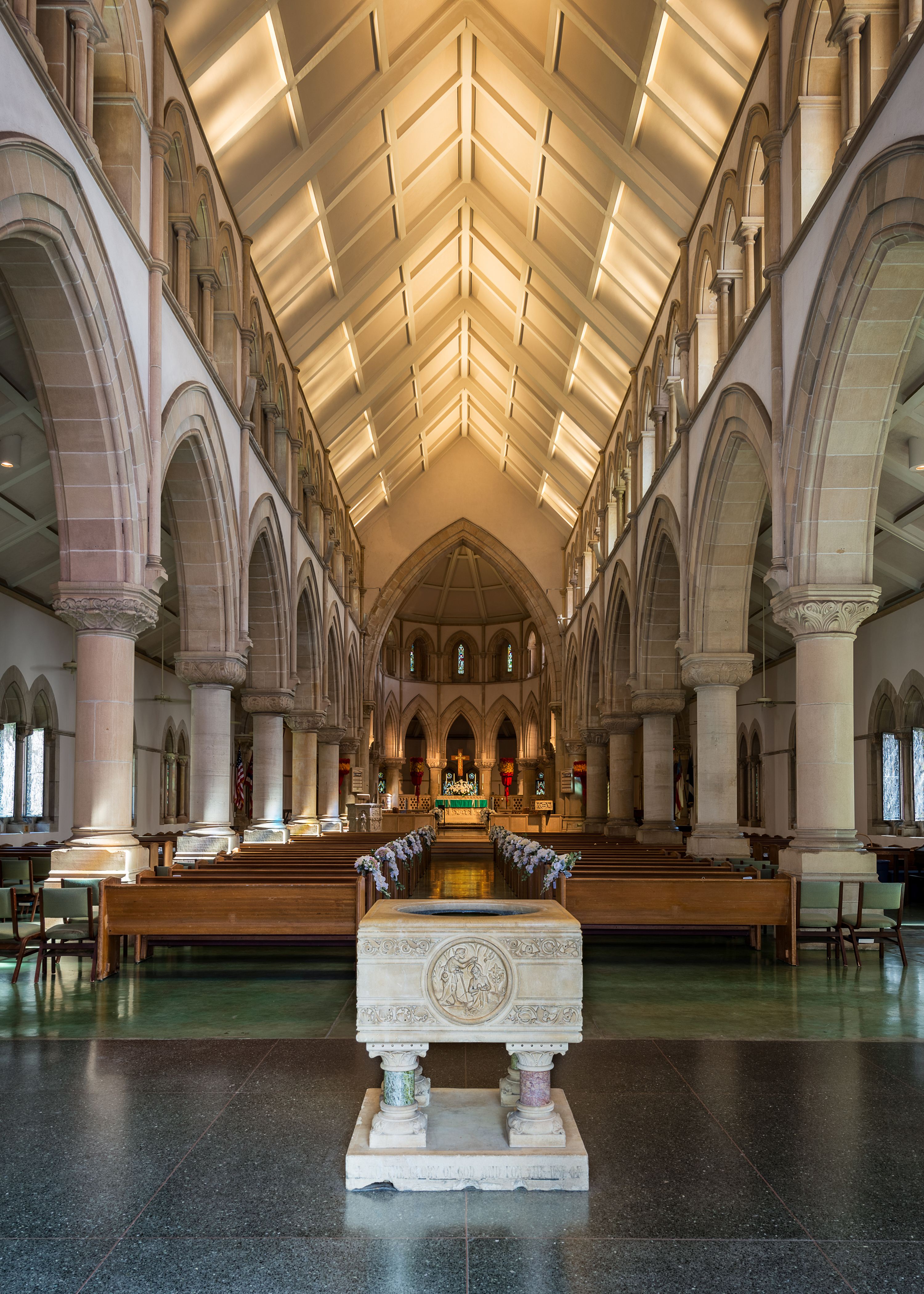 St Andrews Cathedral in Honolulu, Oahu, Hawaii