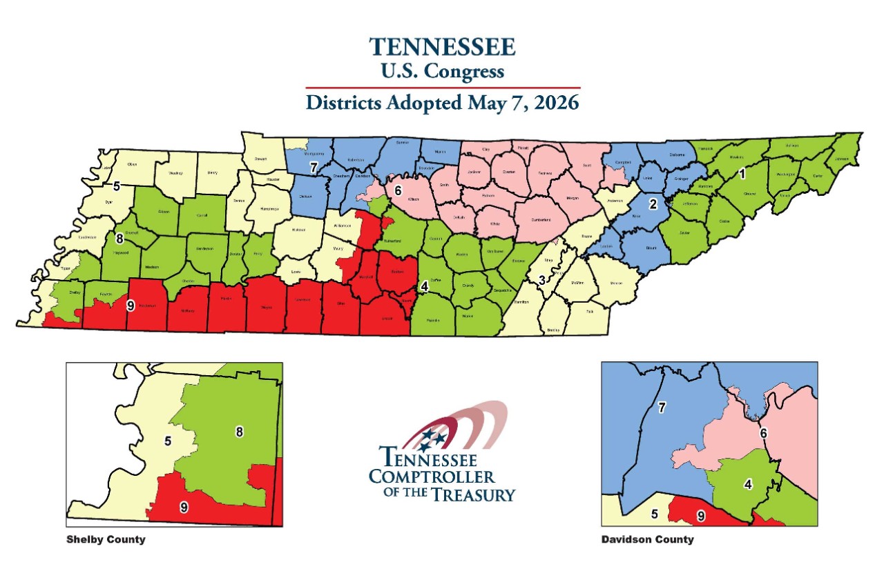 Tennessee New map
