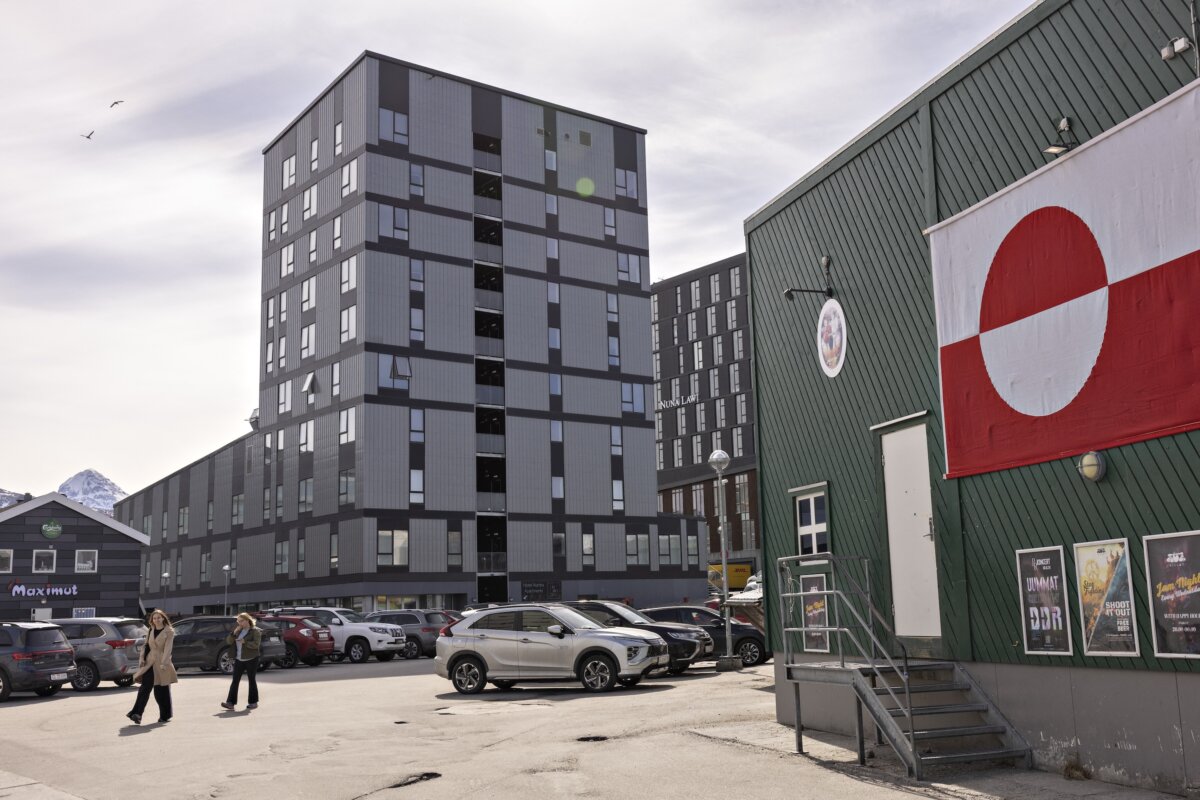 Exterior view of the new American consulate on Imaneq in Nuuk, Greenland, pictured on May 20, 2026. (Christian Klindt Soelbeck/Ritzau Scanpix/AFP)
